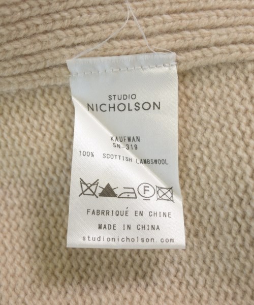 STUDIO NICHOLSON（スタジオニコルソン）ニット・セーター ベージュ サイズ:1(S位) レディース/2200728355026