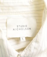 STUDIO NICHOLSON（スタジオニコルソン）カジュアルシャツ 白 サイズ:L メンズ/2200720893021