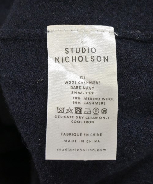 STUDIO NICHOLSON（スタジオニコルソン）カーディガン 紺 サイズ:1(S位) レディース/2200723884545