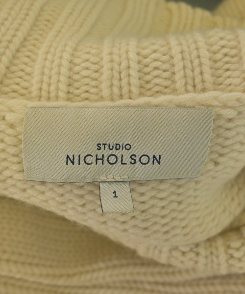 STUDIO NICHOLSON（スタジオニコルソン）ニット・セーター 白 サイズ:1(S位) レディース/2200722976050
