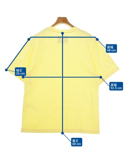 STUDIO NICHOLSON（スタジオニコルソン）Tシャツ・カットソー 黄 サイズ:S メンズ/2200682885072