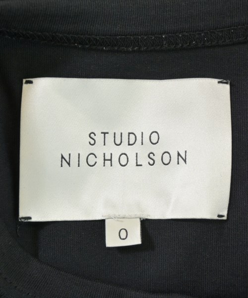 STUDIO NICHOLSON（スタジオニコルソン）Tシャツ・カットソー 黒 サイズ:0(XS位) レディース/2200689979019