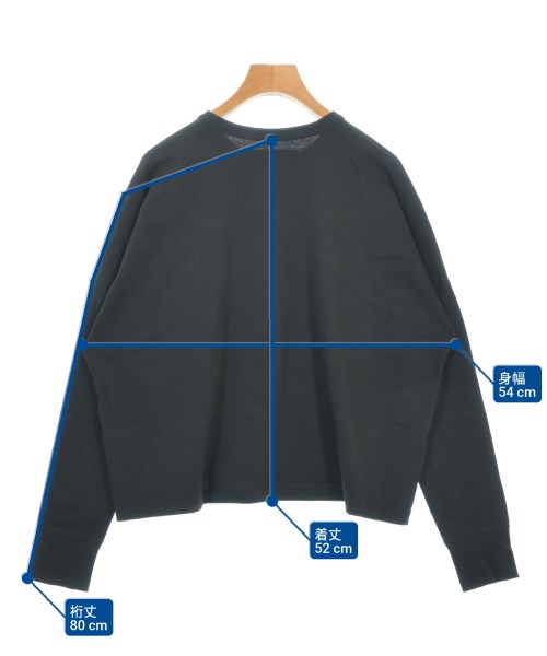 STUDIO NICHOLSON（スタジオニコルソン）Tシャツ・カットソー 黒 サイズ:0(XS位) レディース/2200689979019