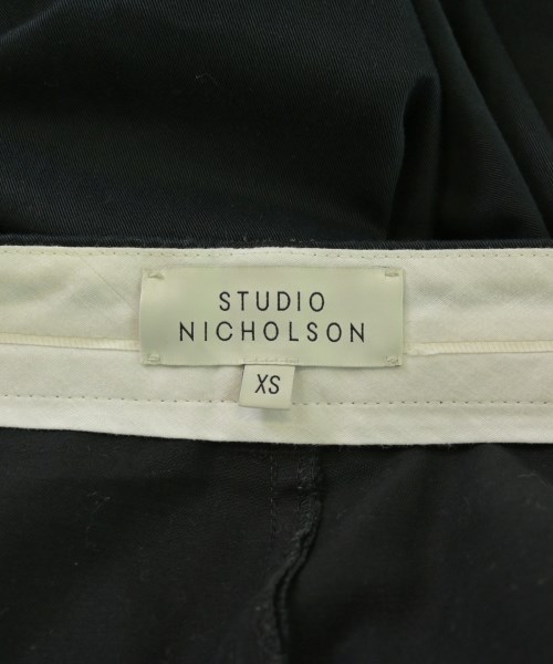 STUDIO NICHOLSON（スタジオニコルソン）チノパン 黒 サイズ:XS メンズ/2200690091021