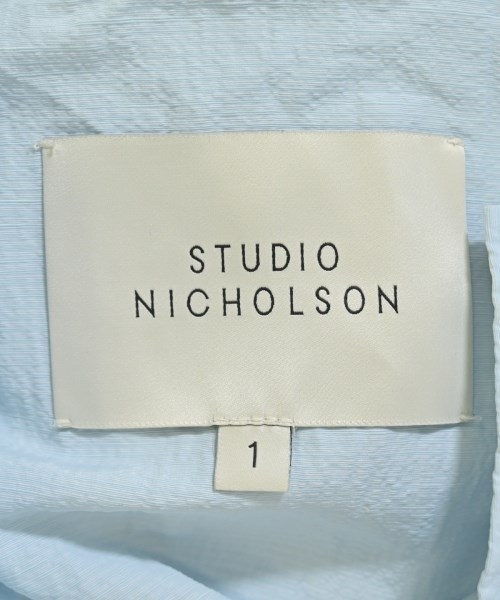 STUDIO NICHOLSON（スタジオニコルソン）カジュアルシャツ 青 サイズ:1(S位) レディース/2200690854084