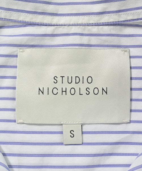 STUDIO NICHOLSON（スタジオニコルソン）カジュアルシャツ 白 サイズ:S メンズ/2200689195051