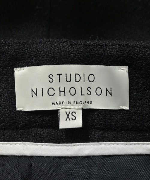 STUDIO NICHOLSON（スタジオニコルソン）スラックス 黒 サイズ:XS メンズ/2200689195075