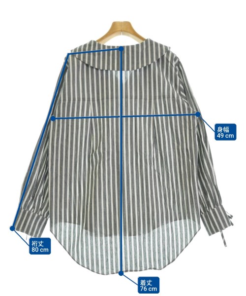 Omekashi（オメカシ）カジュアルシャツ グレー サイズ:F レディース/2200608500102