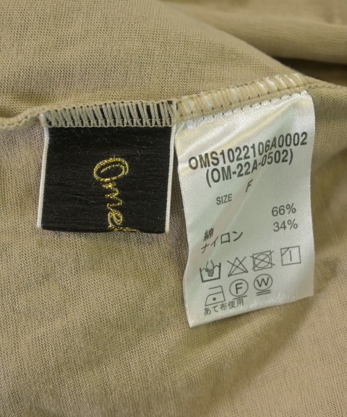Omekashi（オメカシ）Tシャツ・カットソー ベージュ サイズ:F レディース/2200608500126