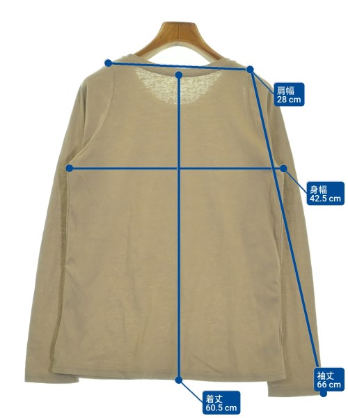 Omekashi（オメカシ）Tシャツ・カットソー ベージュ サイズ:F レディース/2200608500126