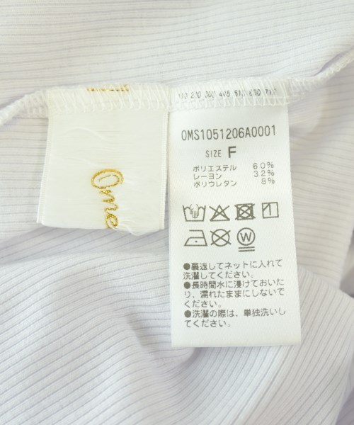 Omekashi（オメカシ）Tシャツ・カットソー 白 サイズ:F レディース/2200704031067