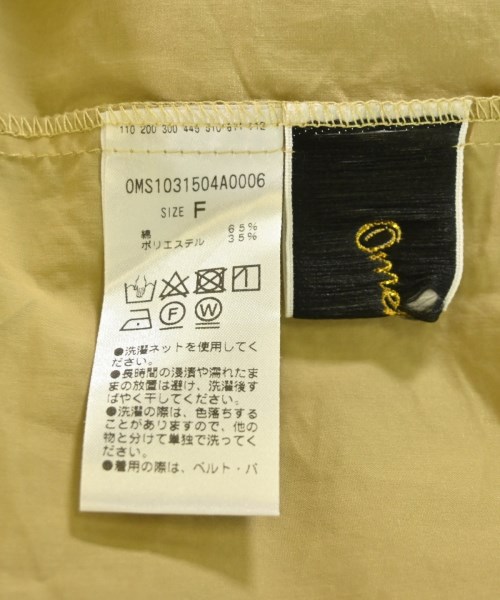 Omekashi（オメカシ）ブラウス ベージュ サイズ:F レディース/2200707164052