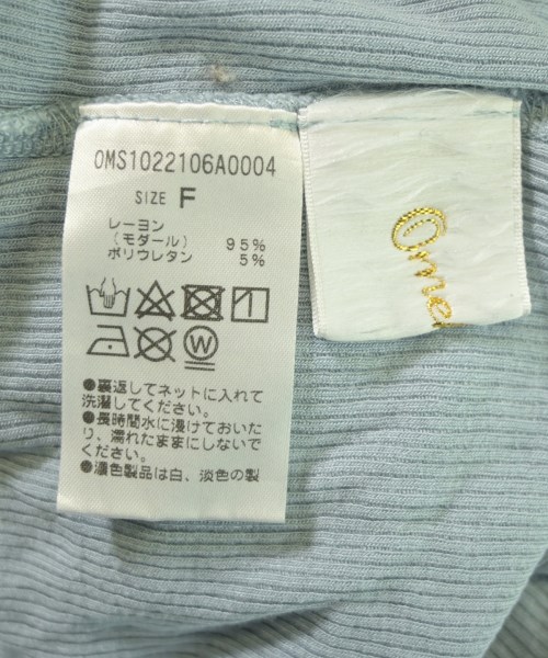 Omekashi（オメカシ）Tシャツ・カットソー 青 サイズ:F レディース/2200663292080