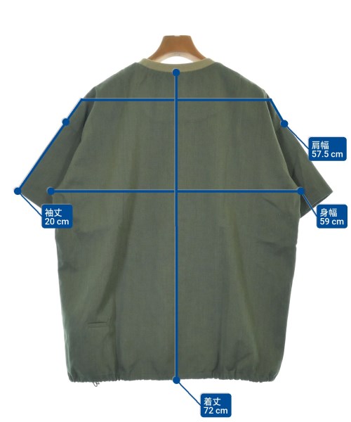 Dulcamara（ドゥルカマラ）カジュアルシャツ 緑 サイズ:1(S位) メンズ/2200639520117