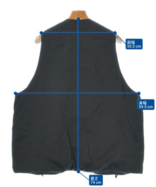 Dulcamara（ドゥルカマラ）ダウンジャケット/ダウンベスト 黒 サイズ:0(XS位) メンズ/2200644690034