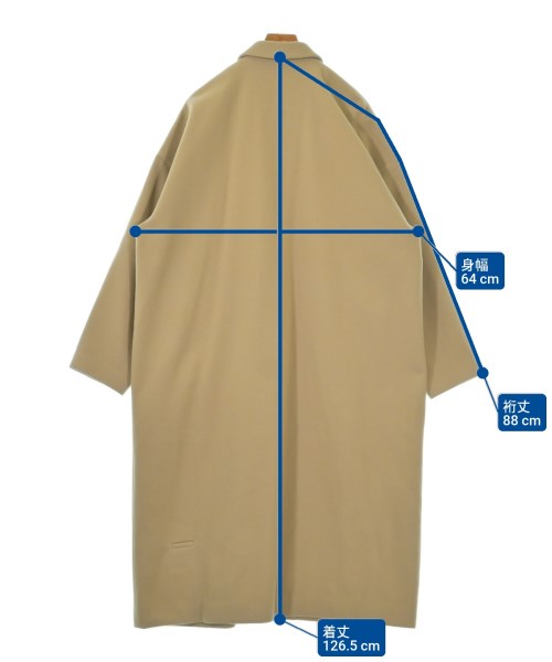 Dulcamara（ドゥルカマラ）ステンカラーコート ベージュ サイズ:2(M位) メンズ/2200627064012