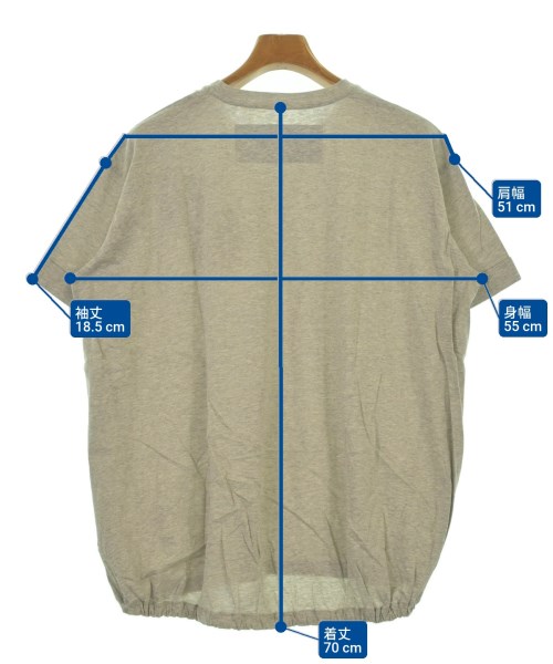 Dulcamara（ドゥルカマラ）Tシャツ・カットソー グレー サイズ:1(S位) メンズ/2200621543285