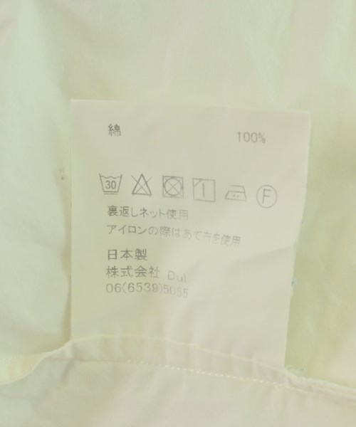 Dulcamara（ドゥルカマラ）カジュアルシャツ 白 サイズ:0(XS位) メンズ/2200725088019