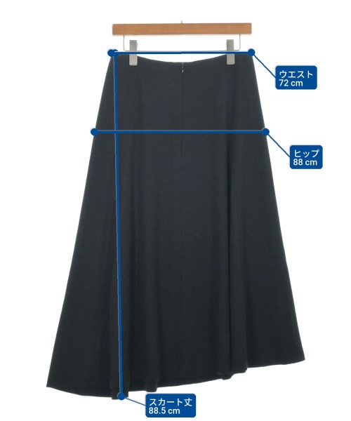 Lisiere（リジエール）ロング・マキシ丈スカート 黒 サイズ:38(M位) レディース/2200635757012