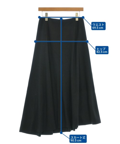 Lisiere（リジエール）ロング・マキシ丈スカート 黒 サイズ:36(S位) レディース/2200637304047