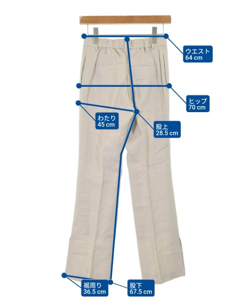 Lisiere（リジエール）スラックス ベージュ サイズ:36(S位) レディース/2200619370145