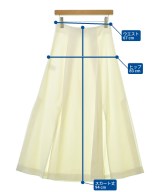 Lisiere（リジエール）ロング・マキシ丈スカート 白 サイズ:34(XS位) レディース/2200605026100