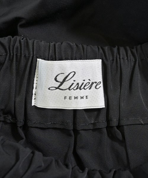 Lisiere（リジエール）ロング・マキシ丈スカート 黒 サイズ:34(XS位) レディース/2200677248011