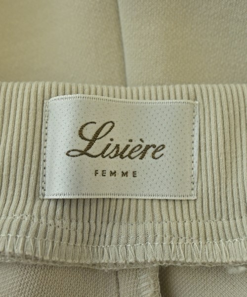 Lisiere（リジエール）スウェットパンツ ベージュ サイズ:38(M位) レディース/2200700109029