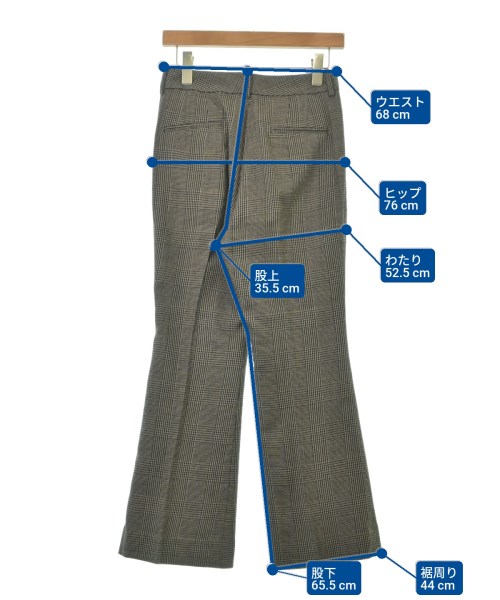 Lisiere（リジエール）スラックス 茶 サイズ:34(XS位) レディース/2200636914049