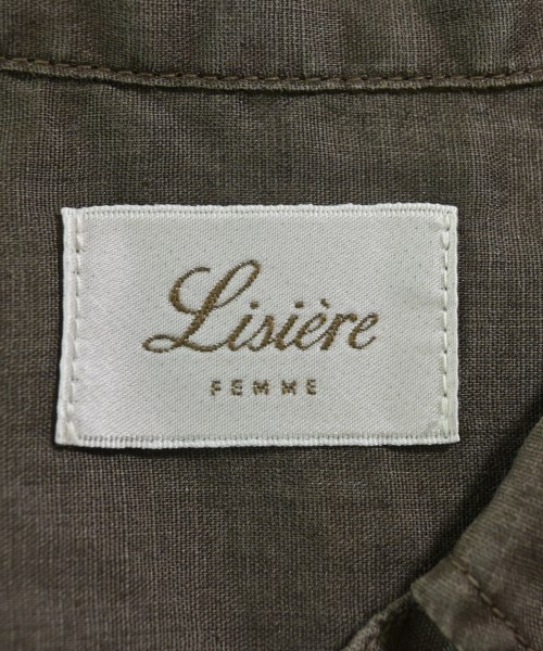 Lisiere（リジエール）シャツワンピース 茶 サイズ:F レディース/2200688186098