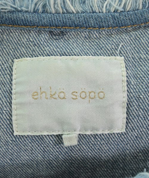 ehka sopo（エヘカソポ）デニムジャケット 青 サイズ:F レディース/2200628245038