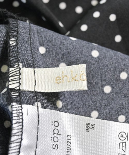 ehka sopo（エヘカソポ）ワンピース 黒 サイズ:F レディース/2200632815050