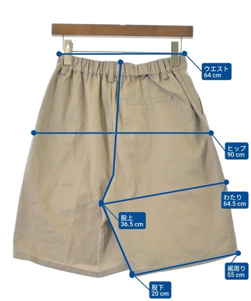ehka sopo（エヘカソポ）ショートパンツ ベージュ サイズ:F レディース/2200661251034