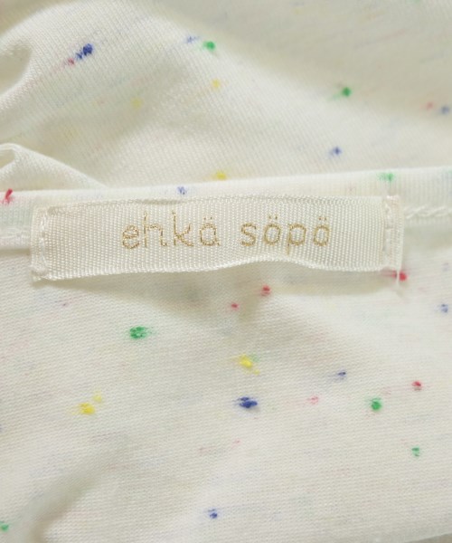 ehka sopo（エヘカソポ）Tシャツ・カットソー 白 サイズ:F レディース/2200731766093
