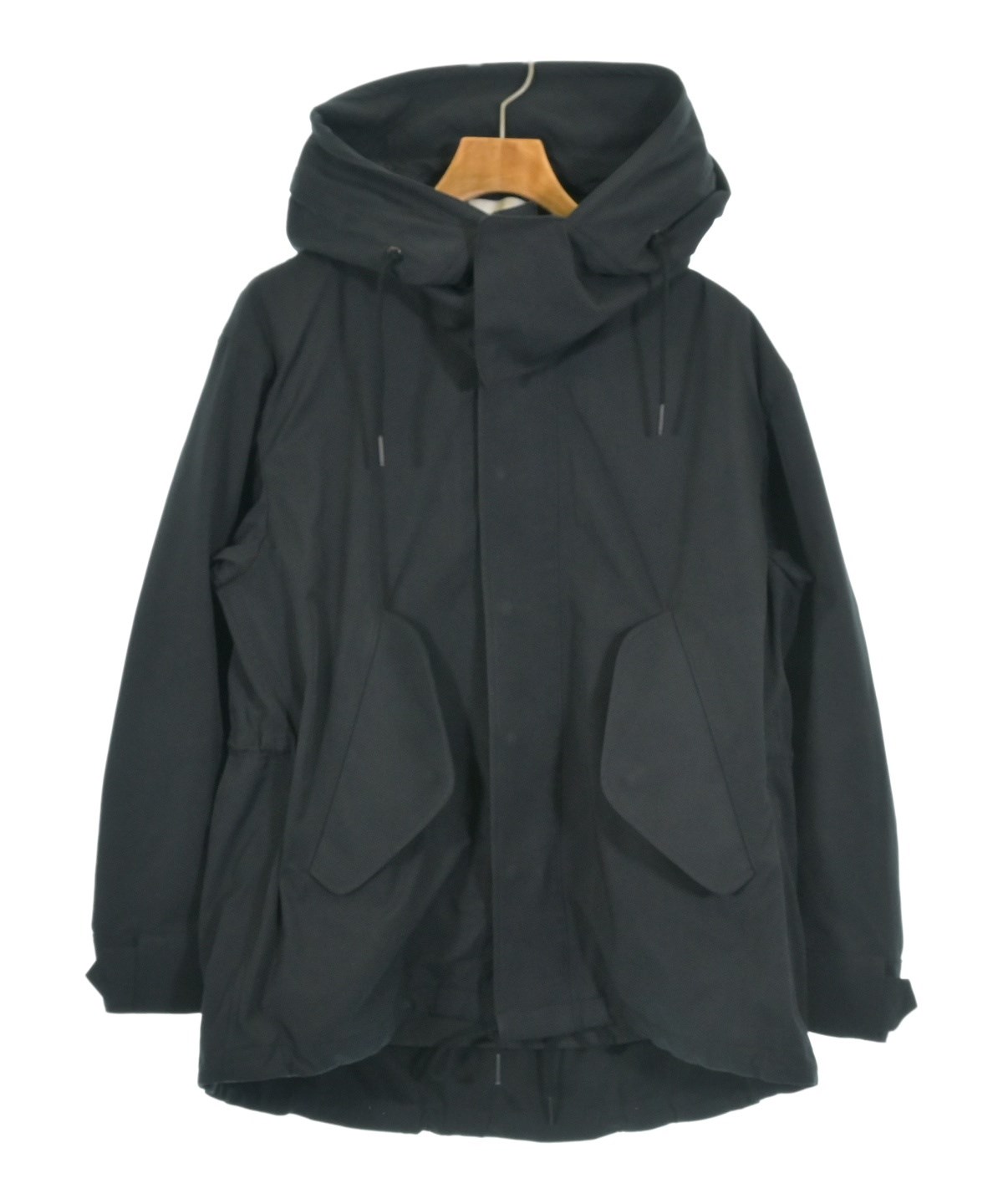 ザリラクスthe reracsワイヤー入りフードジャケット　ブラックサイズ40 ザリラクス THE RERACS ユナイテッドアローズ 別注36 新品