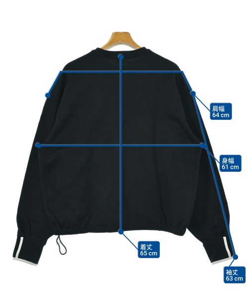 THE RERACS（ザリラクス）スウェット 黒 サイズ:48(L位) メンズ/2200625086023