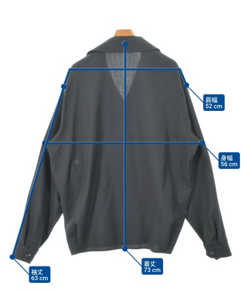 THE RERACS（ザリラクス）カジュアルシャツ 黒 サイズ:48(L位) メンズ/2200630346082