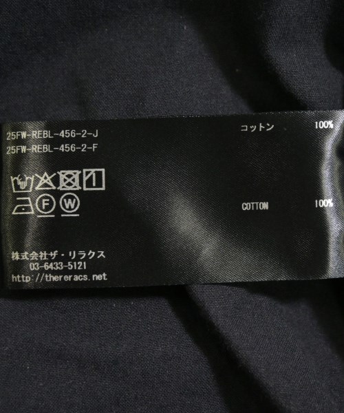 THE RERACS（ザリラクス）カジュアルシャツ 黒 サイズ:46(M位) メンズ/2200619454036