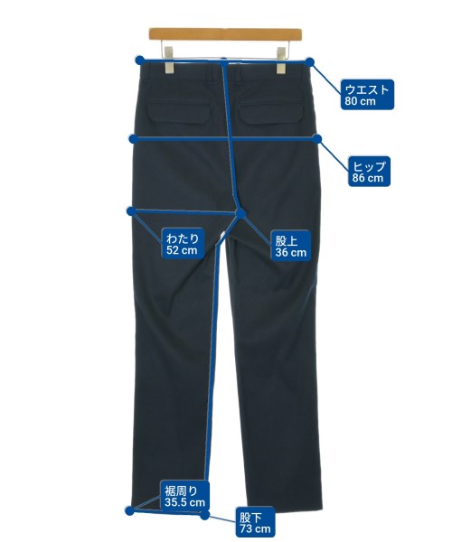 THE RERACS（ザリラクス）スラックス 紺 サイズ:2(M位) メンズ/2200677007014