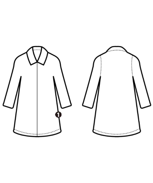 THE RERACS（ザリラクス）ステンカラーコート 黒 サイズ:48(L位) メンズ/2200677481050