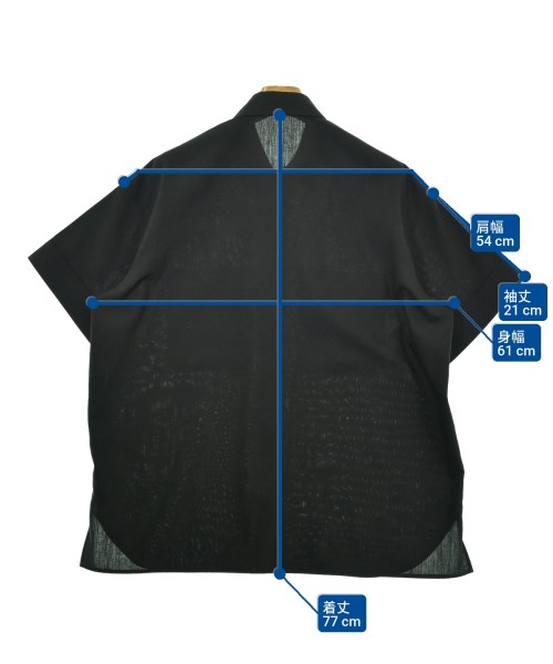 THE RERACS（ザリラクス）カジュアルシャツ 黒 サイズ:46(M位) メンズ/2200677497020