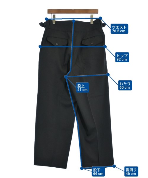 THE RERACS（ザリラクス）スラックス 黒 サイズ:48(L位) メンズ/2200647220023