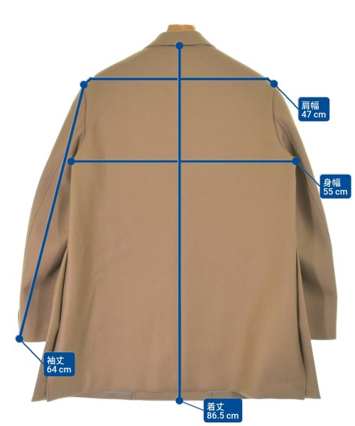 THE RERACS（ザリラクス）ピーコート 茶 サイズ:46(M位) メンズ/2200664040024