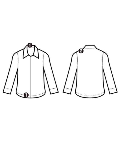 THE RERACS（ザリラクス）カジュアルシャツ 白 サイズ:48(L位) メンズ/2200671622015