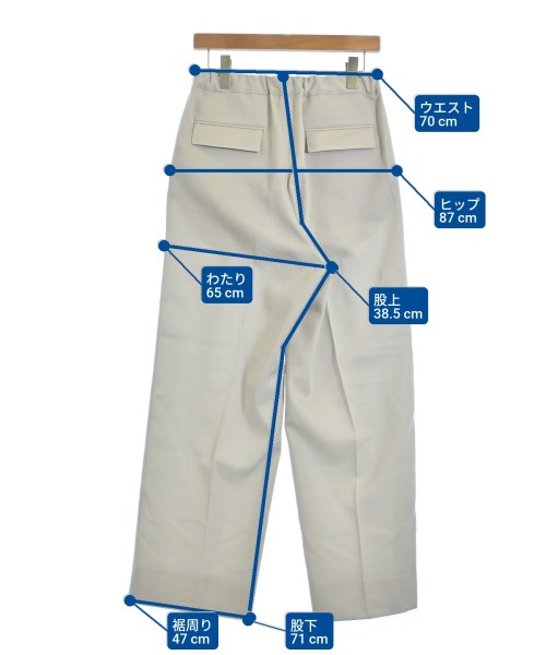 THE RERACS（ザリラクス）スラックス ベージュ サイズ:38(M位) レディース/2200621382037