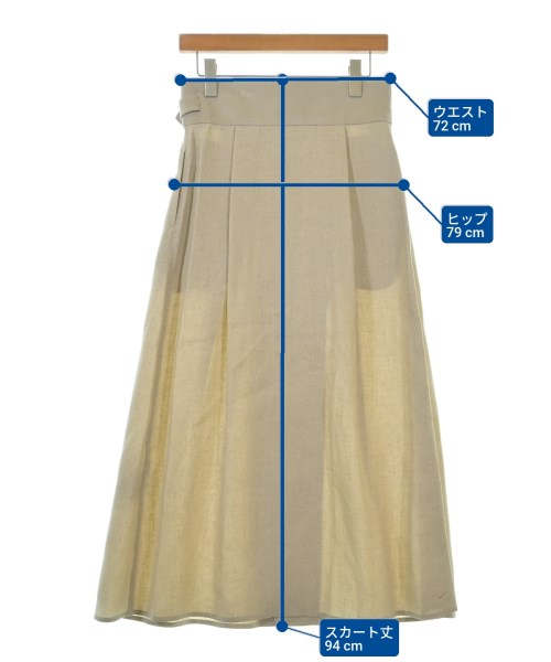 THE RERACS（ザリラクス）ロング・マキシ丈スカート ベージュ サイズ:-(M位) レディース/2200639128160