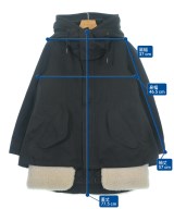 THE RERACS（ザリラクス）モッズコート 黒 サイズ:36(S位) レディース/2200618521012