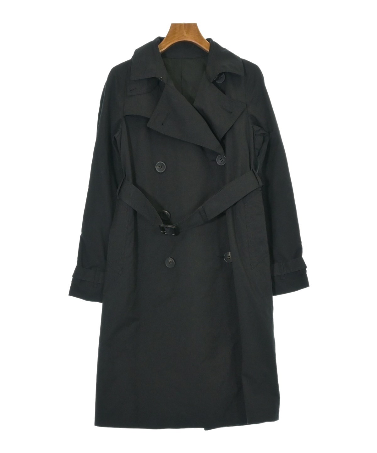 The reracs × Edition トレンチコート THE RERACS（ザリラクス）トレンチコート 黒 サイズ:36(S位