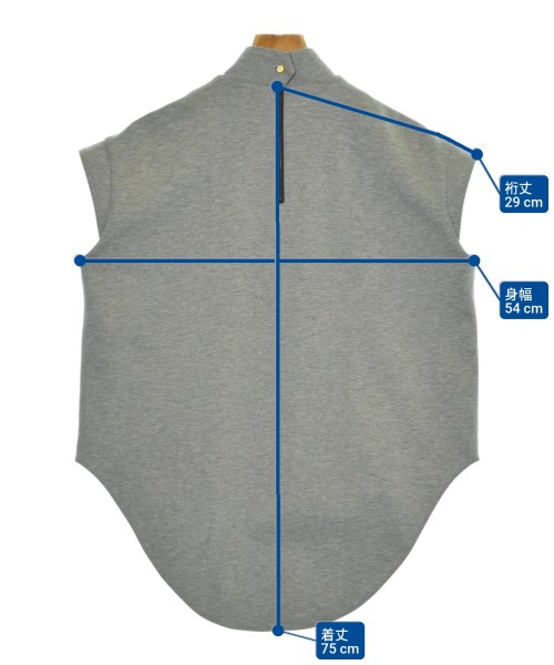 THE RERACS（ザリラクス）ブラウス グレー サイズ:38(M位) レディース/2200675986014