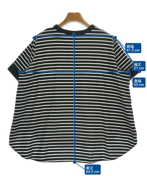 THE RERACS（ザリラクス）Tシャツ・カットソー 黒 サイズ:36(S位) レディース/2200699960014